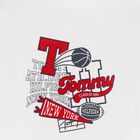 Baby Boys White Logo Long Sleeve Top, 1, hi-res