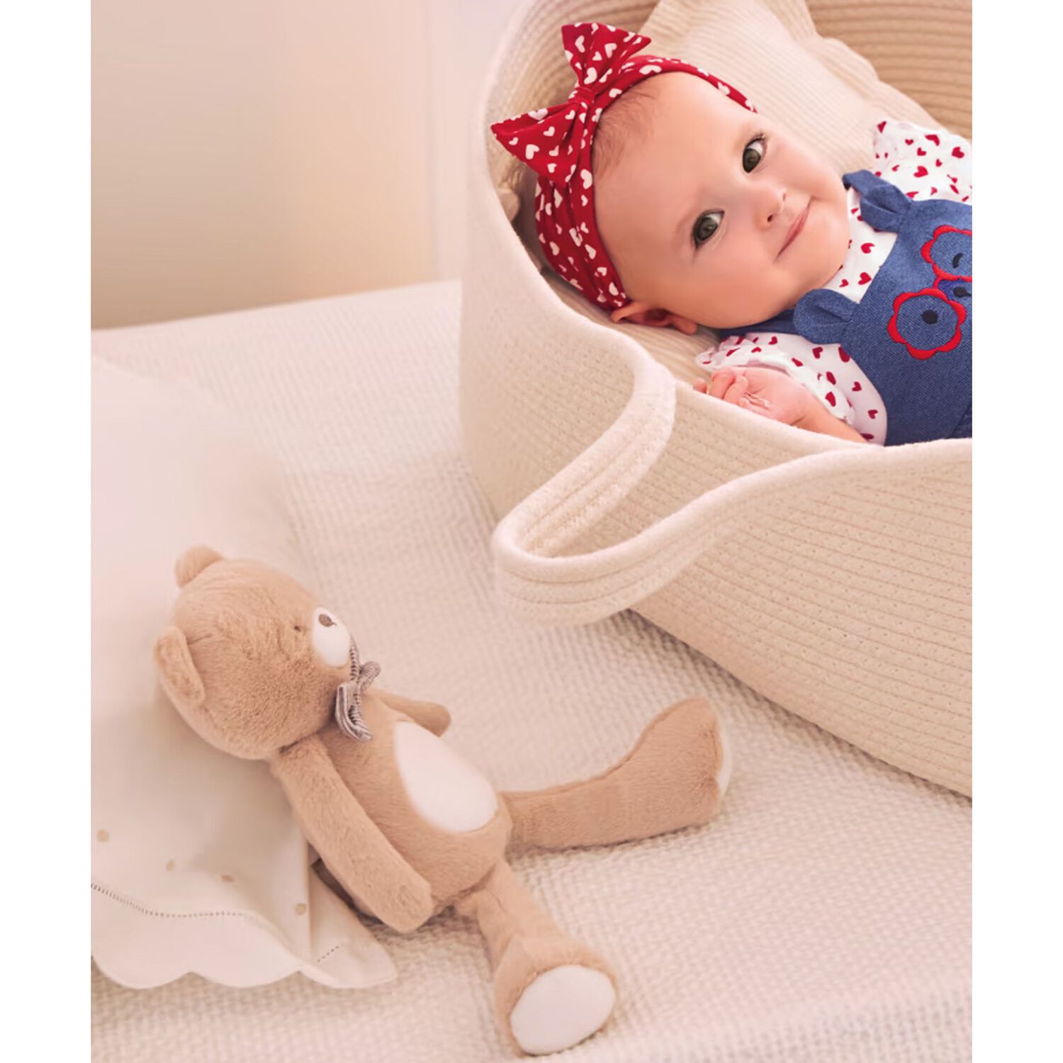 Beige Teddy Bear Baby Toy, 2, hi-res image number null