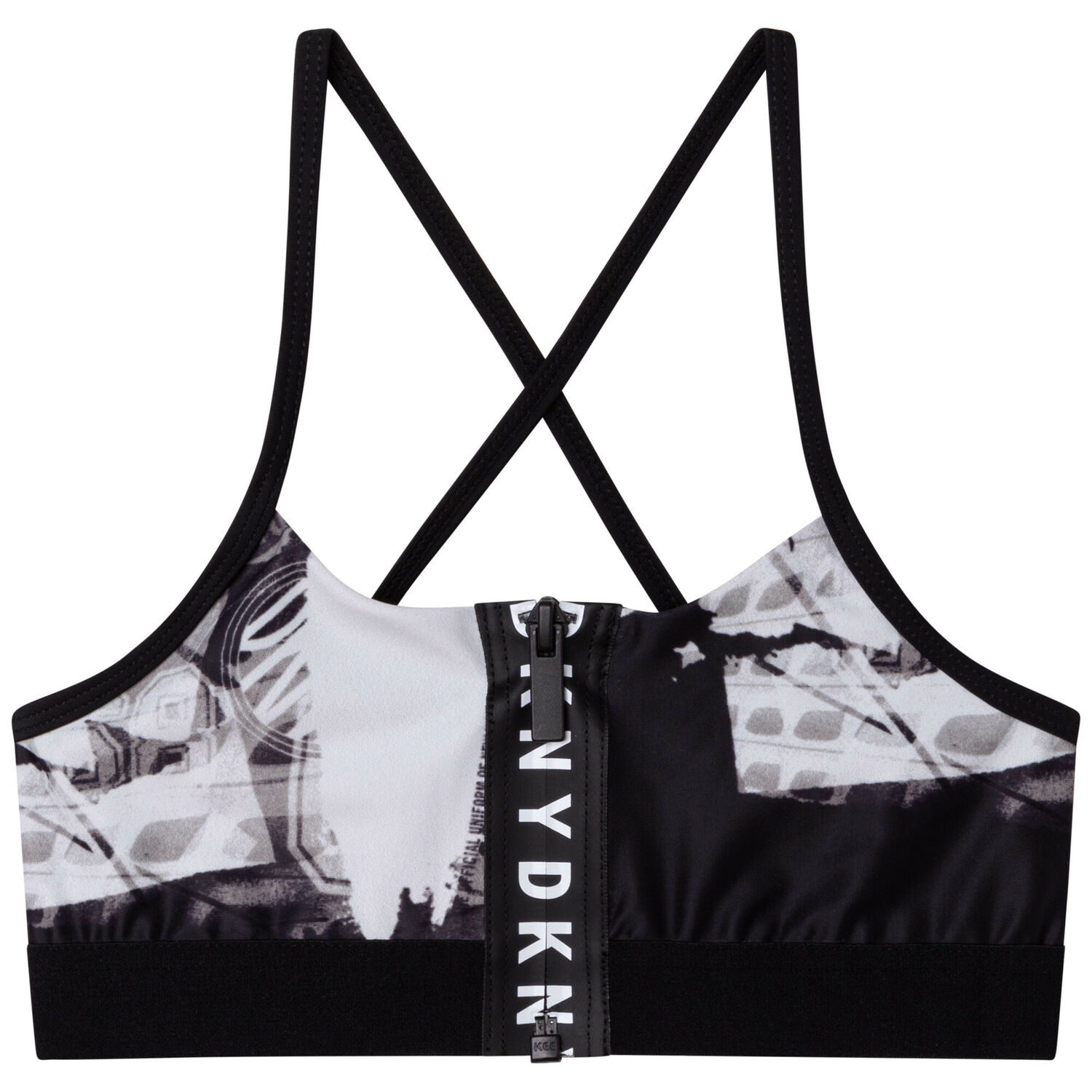 Girls Black & White Bikini, 1, hi-res