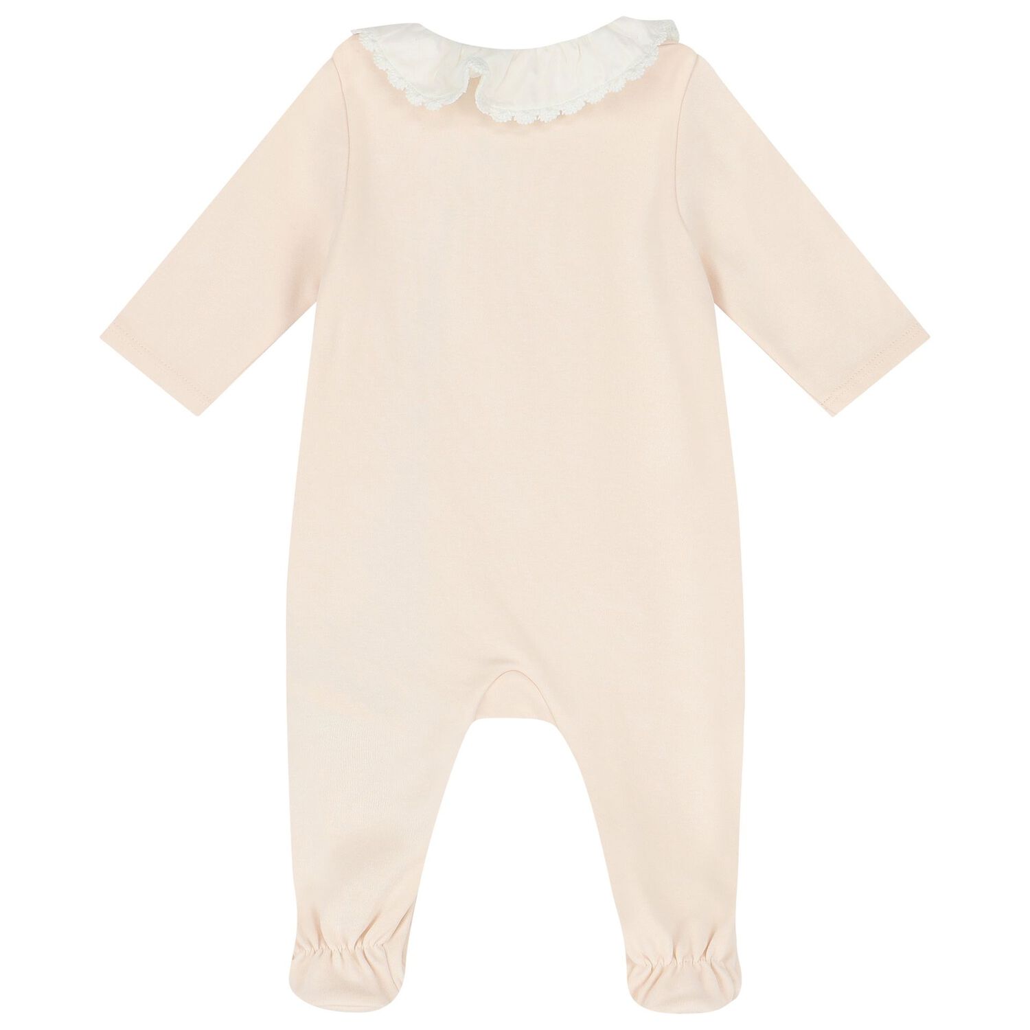 Baby Girls Pink Babygrow & Bib Gift Set, 1, hi-res