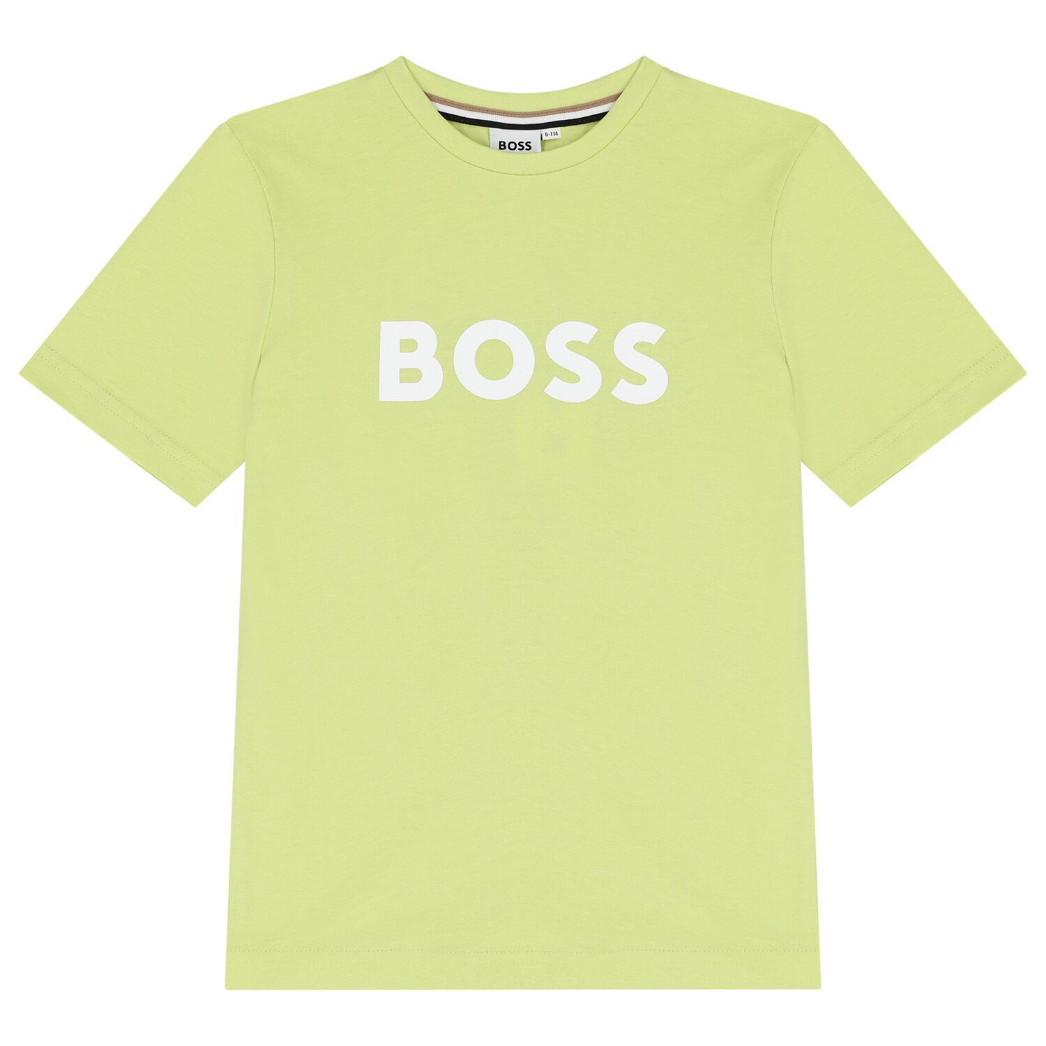 Boys Green Logo T-Shirt, 5, hi-res