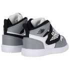 Black, Grey & White Sky Jordan 1 Trainers, 3, hi-res