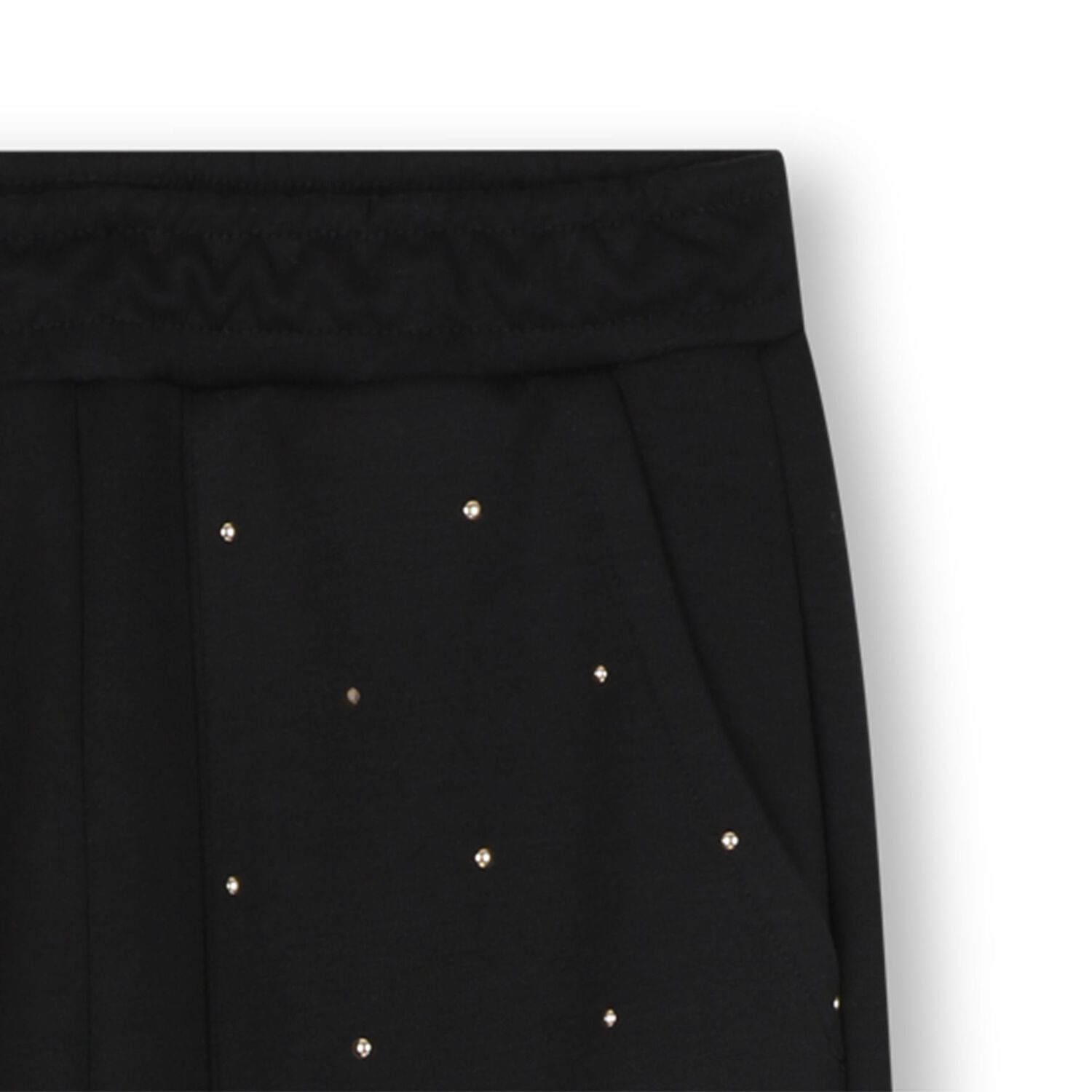 Girls Black Logo Joggers, 1, hi-res