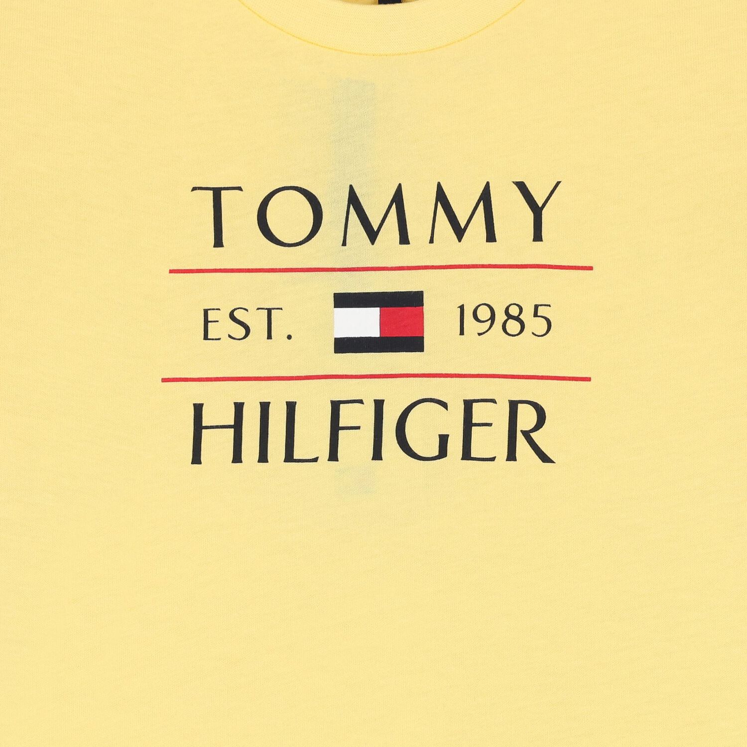 Boys Yellow Flag Logo Cotton T-Shirt, 5, hi-res