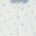 Baby Boys White Koala Polo Romper, 1, hi-res