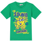 Boys Green Sun T-Shirt, 1, hi-res