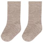 Baby Girls Pink, Beige & Ivory Socks ( 6 Pack ), 1, hi-res