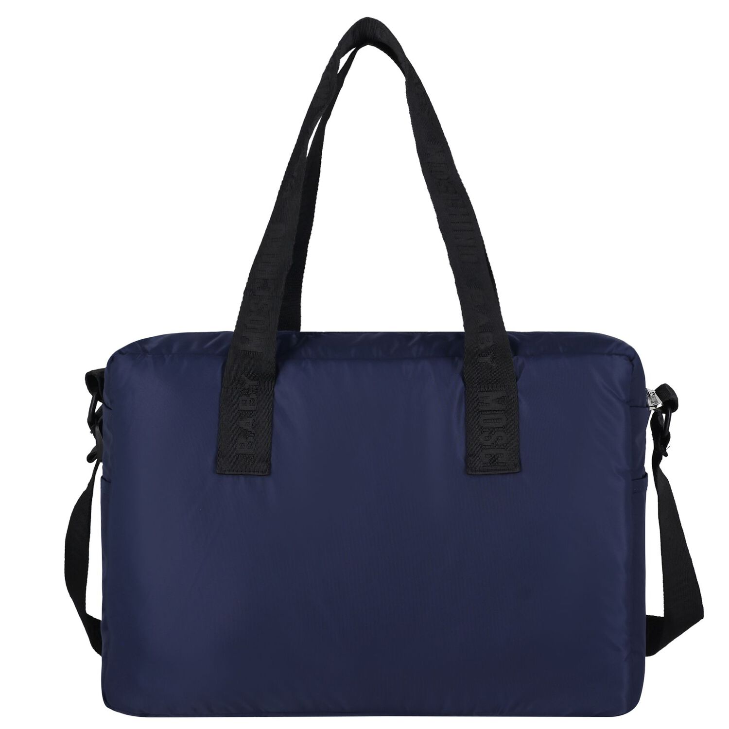 Navy Blue Teddy Bear Baby Changing Bag, 1, hi-res