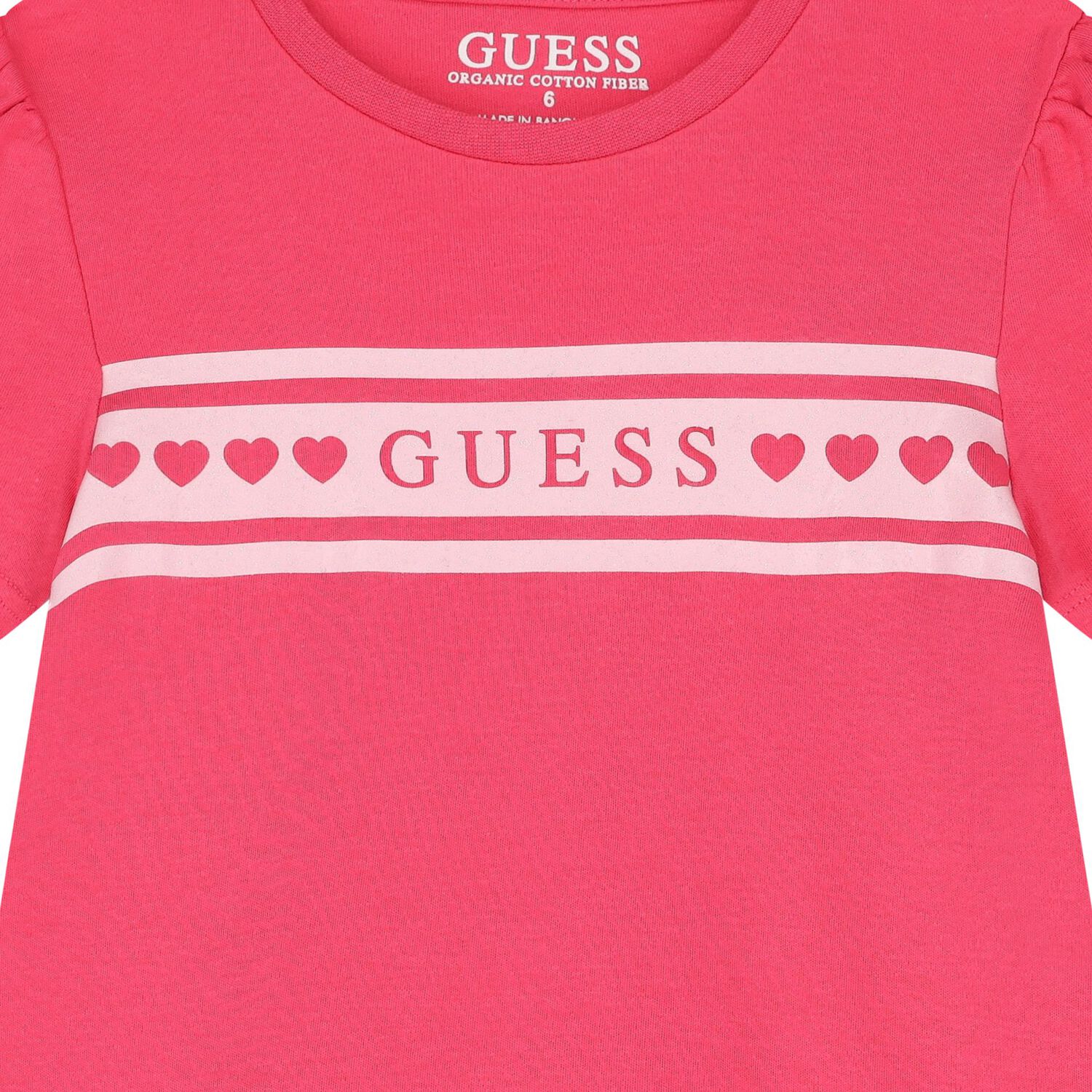 Girls Pink Cotton Ruffle Dress, 1, hi-res