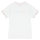 Boys White Logo T-Shirt, 1, hi-res