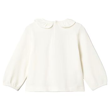Younger Girls White Fairy Long Sleeve Top