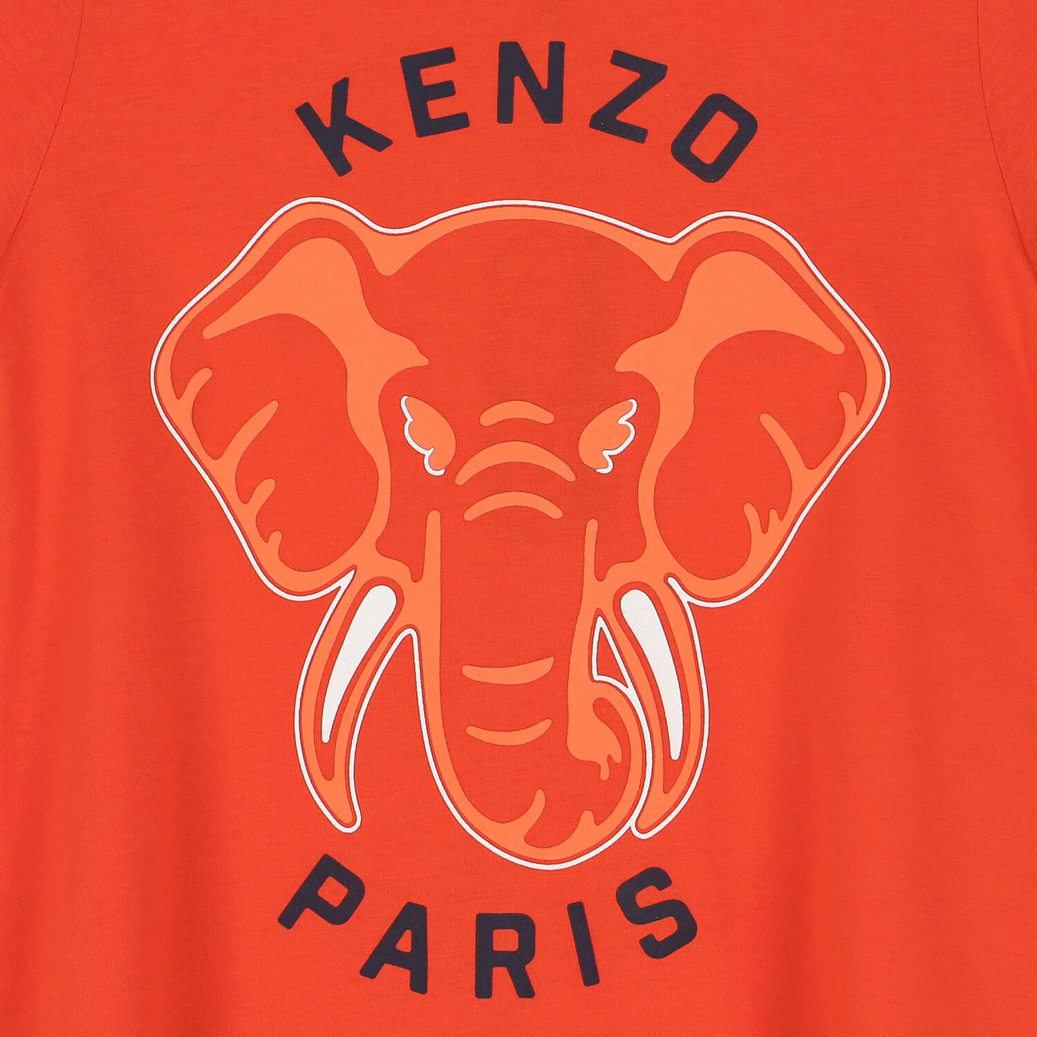 Girls Red Elephant Logo Dress, 3, hi-res