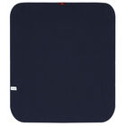 Navy Blue & Gold Horse Logo Baby Blanket, 1, hi-res