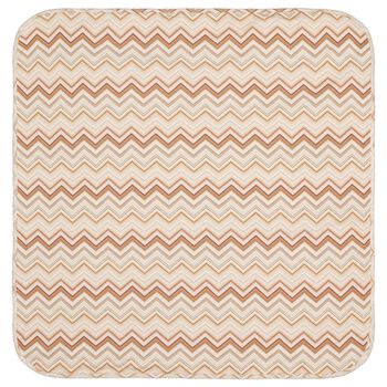Beige & Brown Zig Zag Baby Blanket