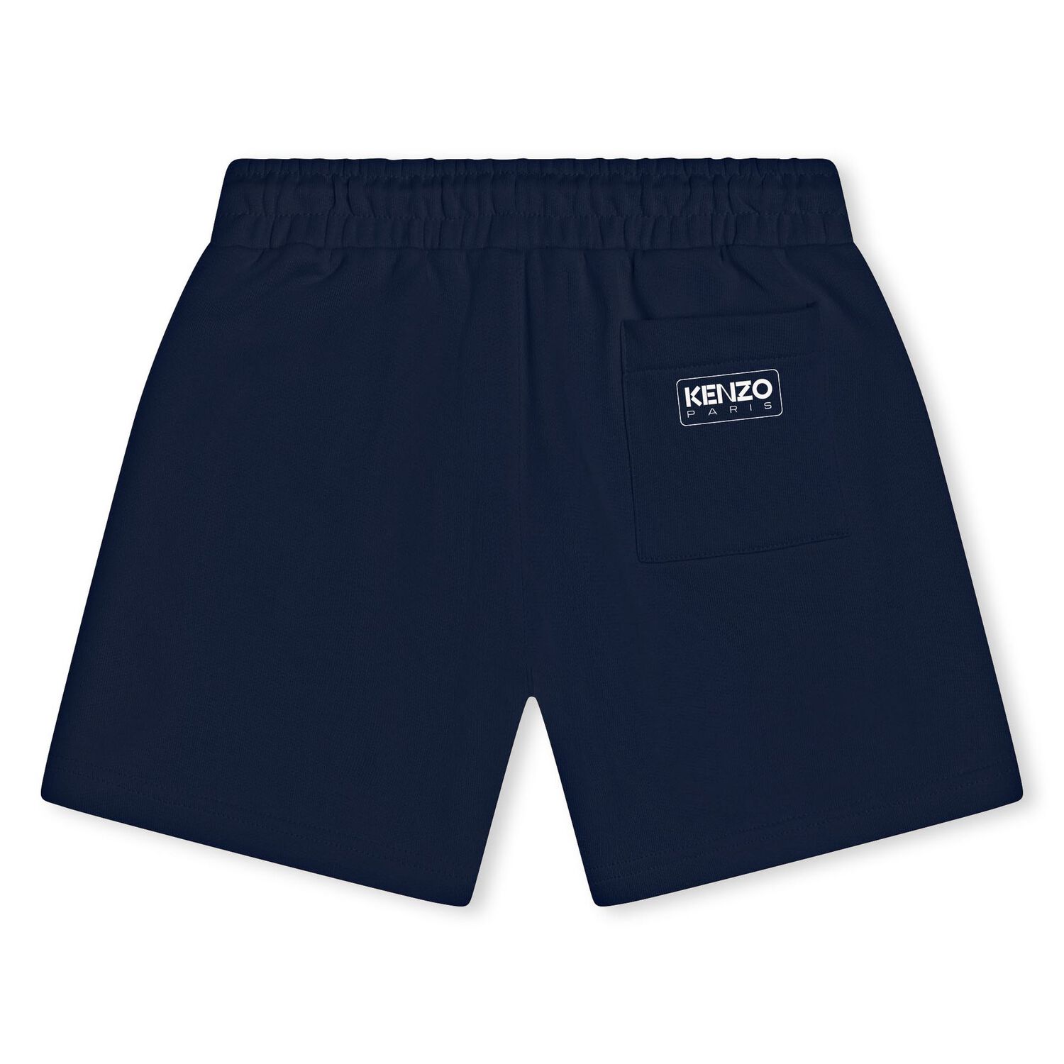 Girls Navy Blue Logo Shorts, 1, hi-res