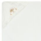 White Teddy Bear Hooded Baby Towel, 1, hi-res
