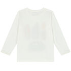 Boys Ivory Monster Long Sleeve Top, 1, hi-res