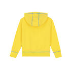 Boys Yellow Logo Hooded Top, 1, hi-res