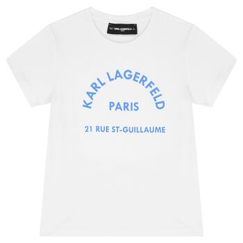 Boys White Logo T-Shirt