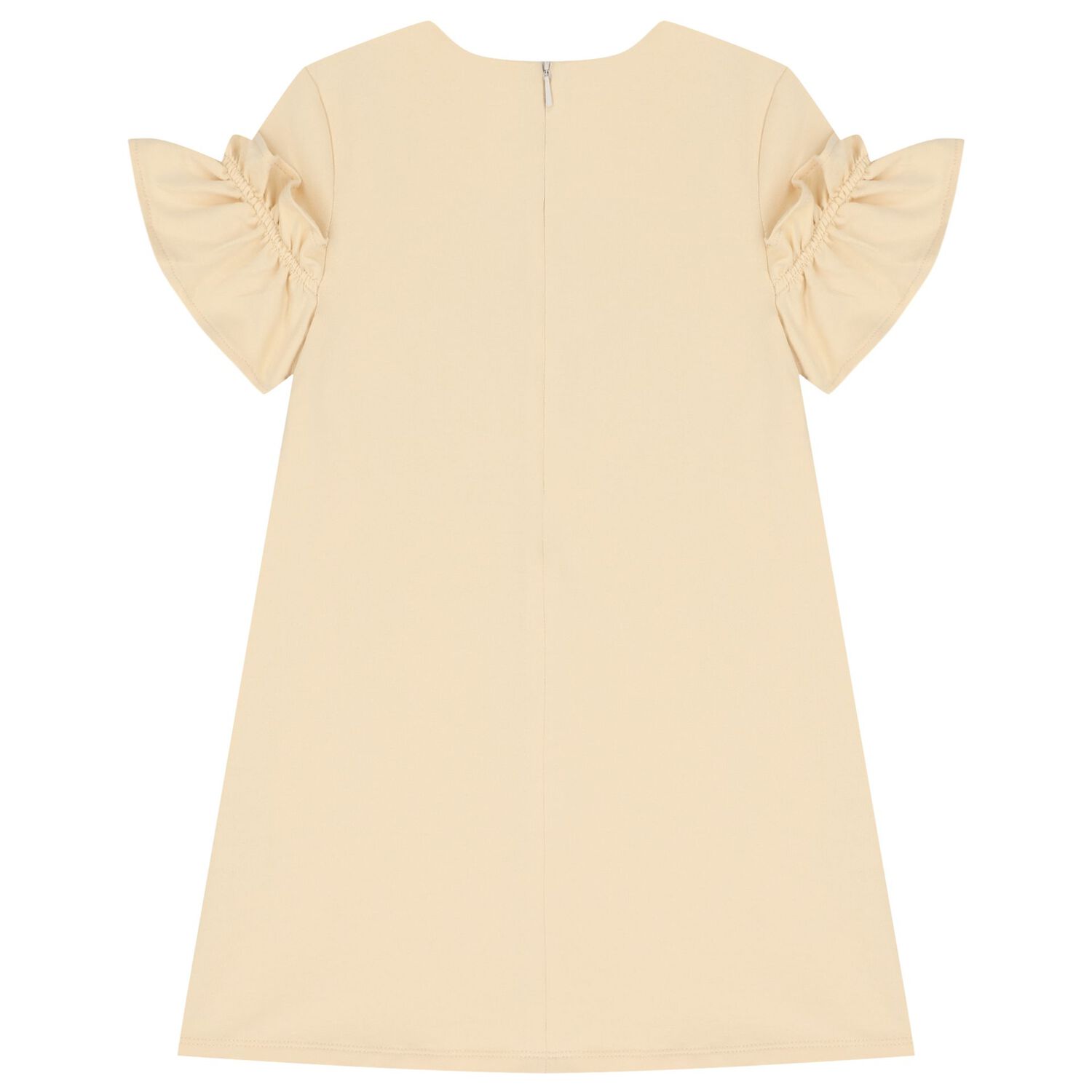 Girls Beige Bag Logo Dress, 2, hi-res