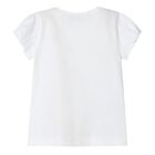 Girls White T-Shirt, 1, hi-res