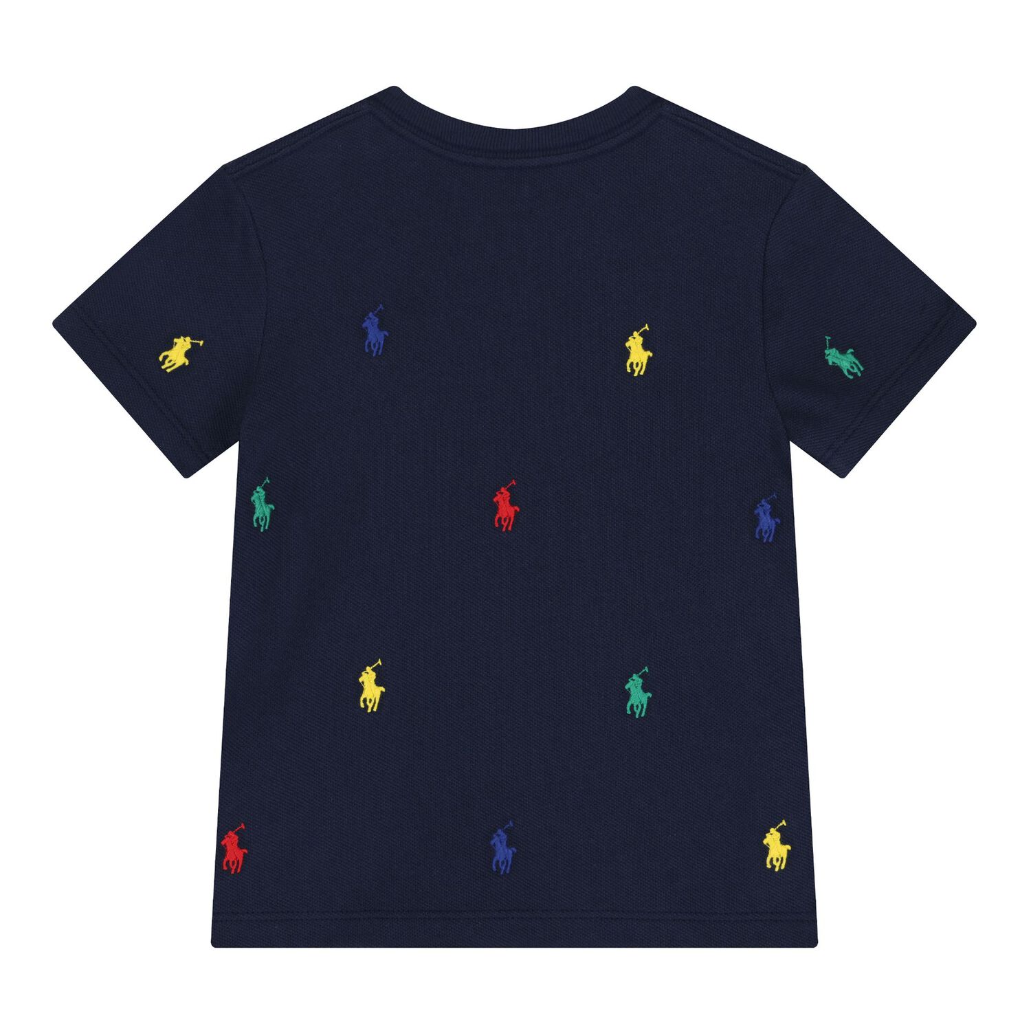 Baby Boys Navy Blue Logo T-Shirt, 1, hi-res