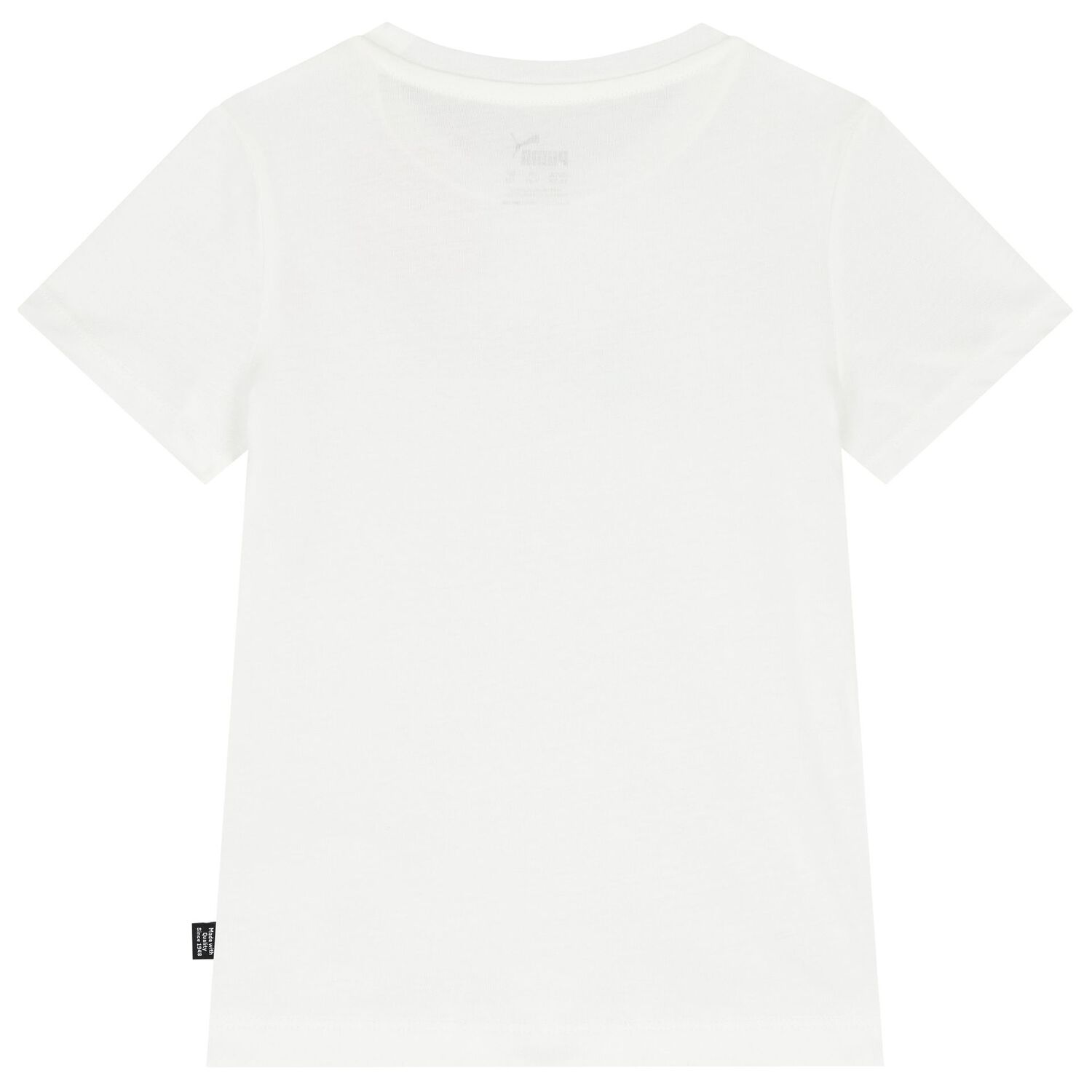 Girls White Logo T-Shirt, 3, hi-res