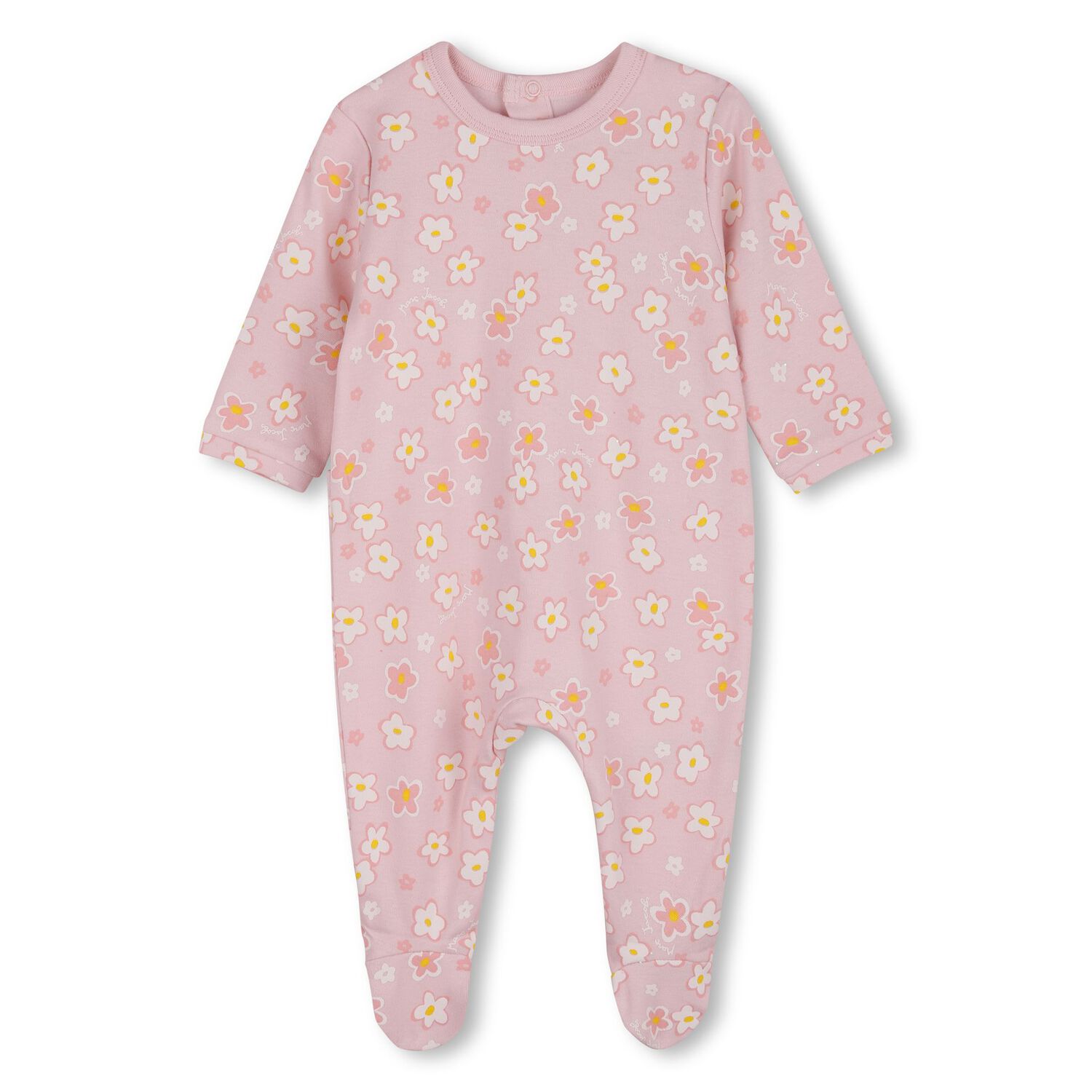 Baby Girls Pink Daisy Logo Babygrow Gift Set, 1, hi-res