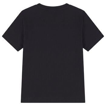 Boys Black Logo T-Shirt