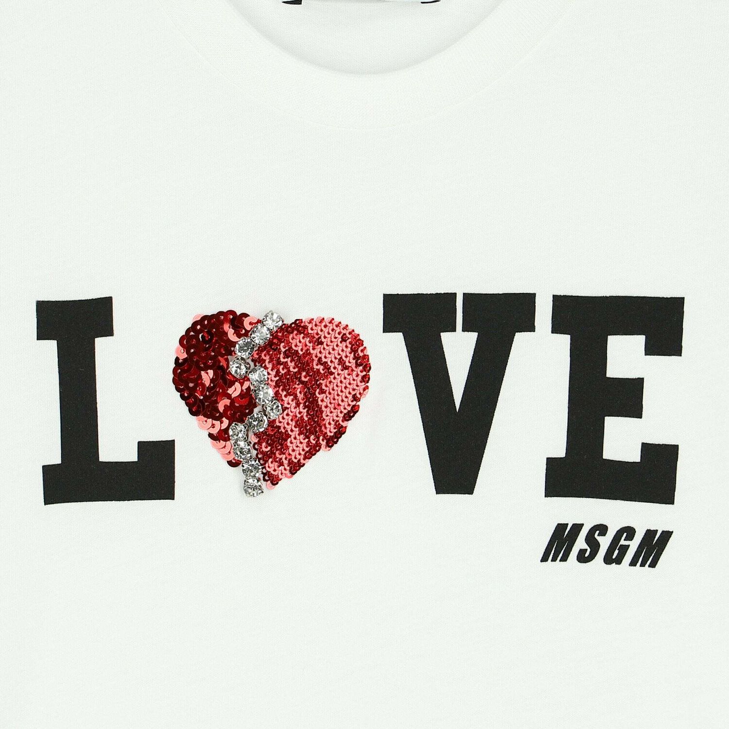 Girls White Logo T-Shirt, 1, hi-res image number null