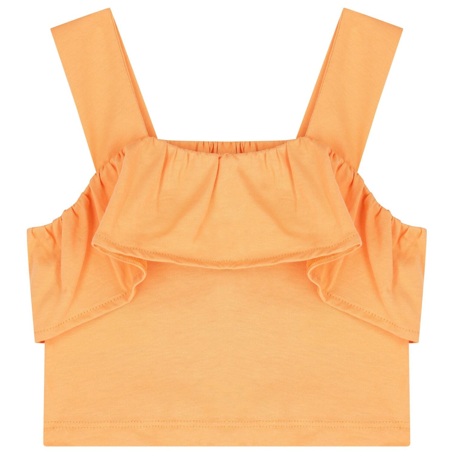 Girls Orange & Ivory Fruit Shorts Set, 1, hi-res