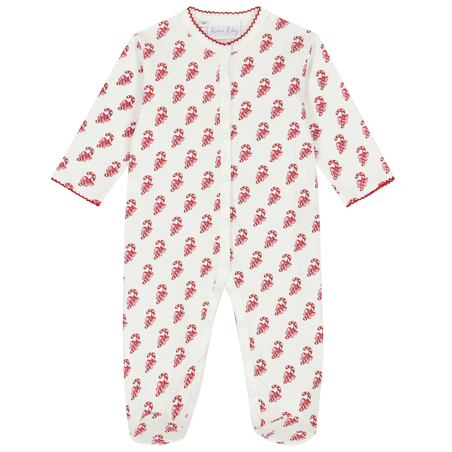 Baby Girls Ivory & Red Candy Babygrow, 1, hi-res image number null