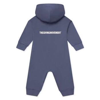 Blue Logo Softskin Baby Romper