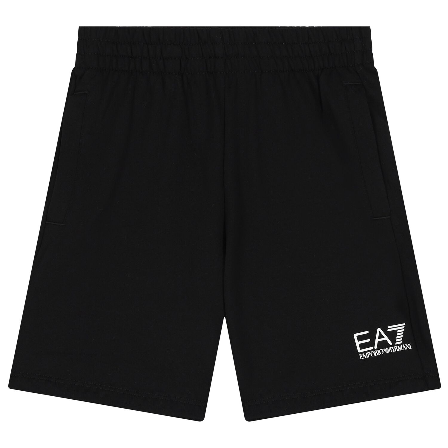 Boys Black Logo Shorts, 2, hi-res image number null