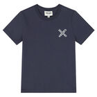 Girls Grey Logo T-Shirt, 1, hi-res