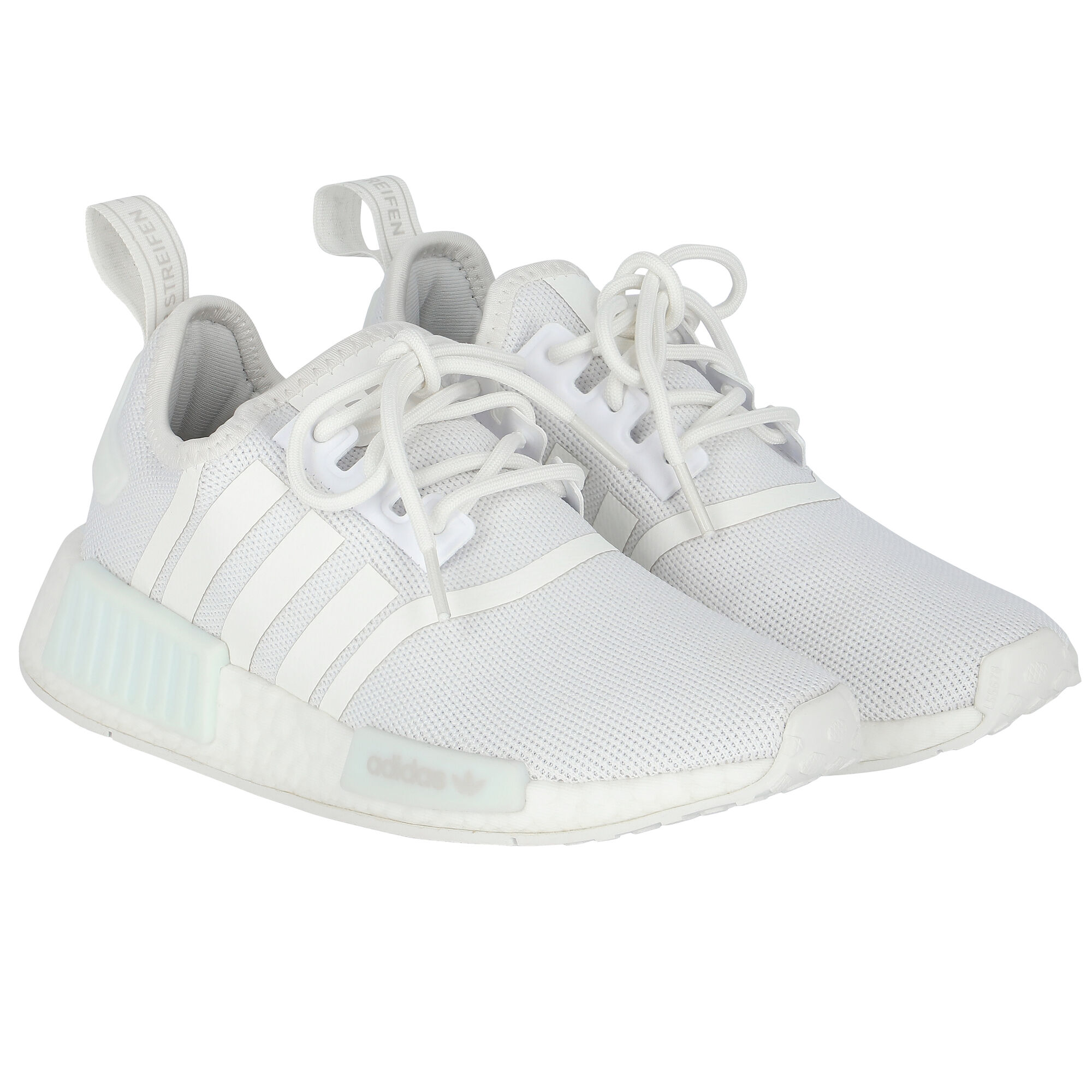 Adidas Kids White NMD R1 J Trainers Junior Couture UK