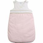 "Baby Girls White, Pink & Gold Sleeping Bag", 1, hi-res