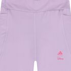 Girls White & Purple Disney Logo Leggings Set, 1, hi-res