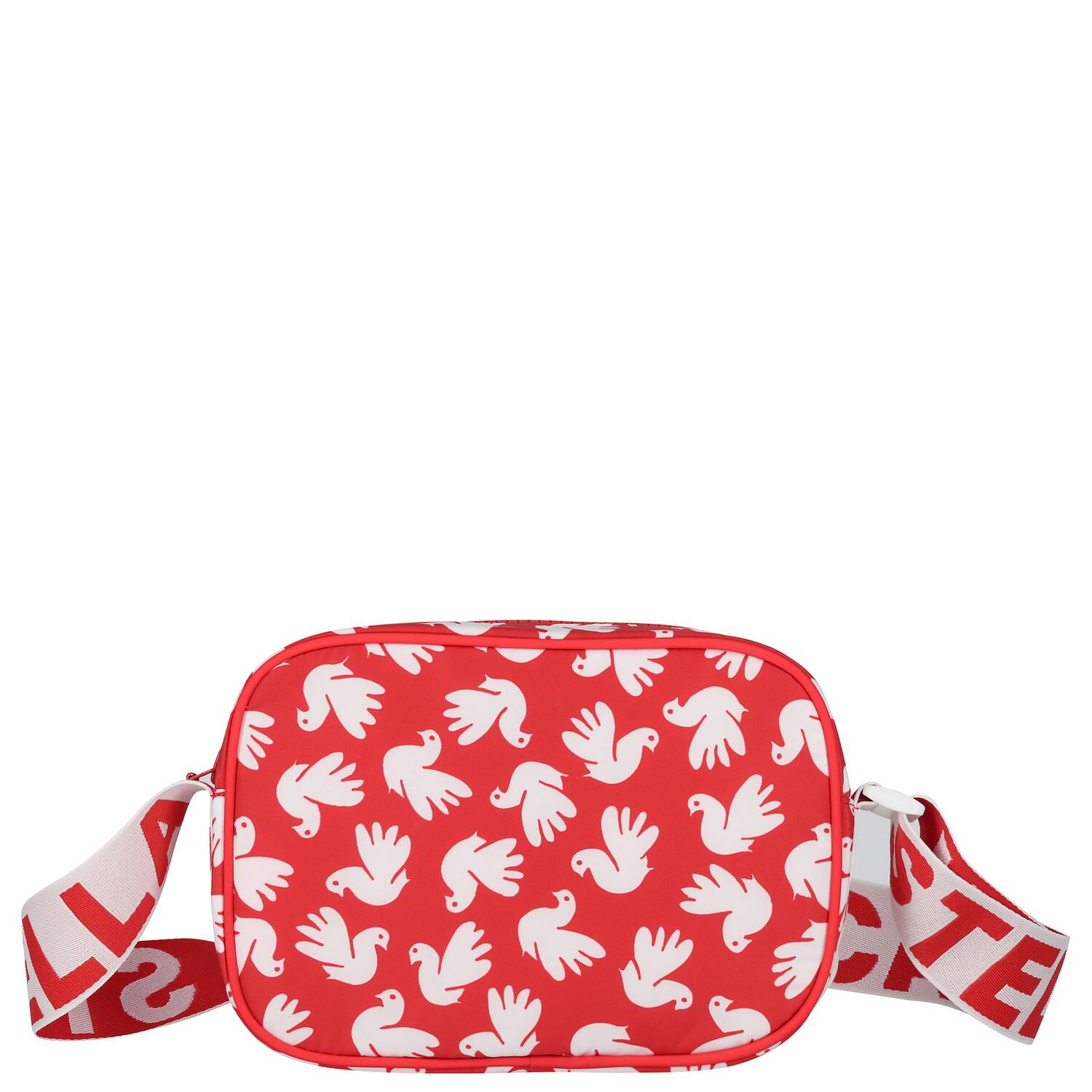 Girls Red & White Dove Bag ( 19cm ), 1, hi-res