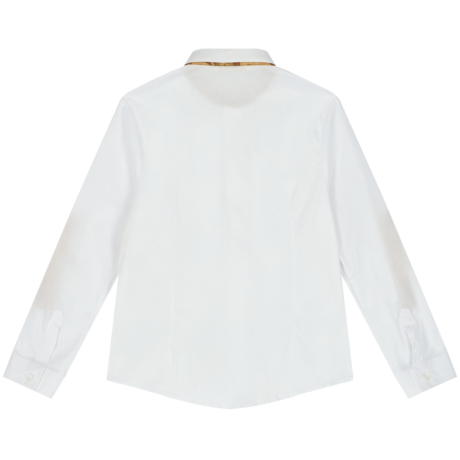 Boys White Logo Shirt, 1, hi-res