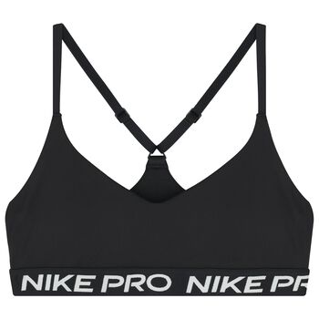 Girls Black Logo Bra Top 