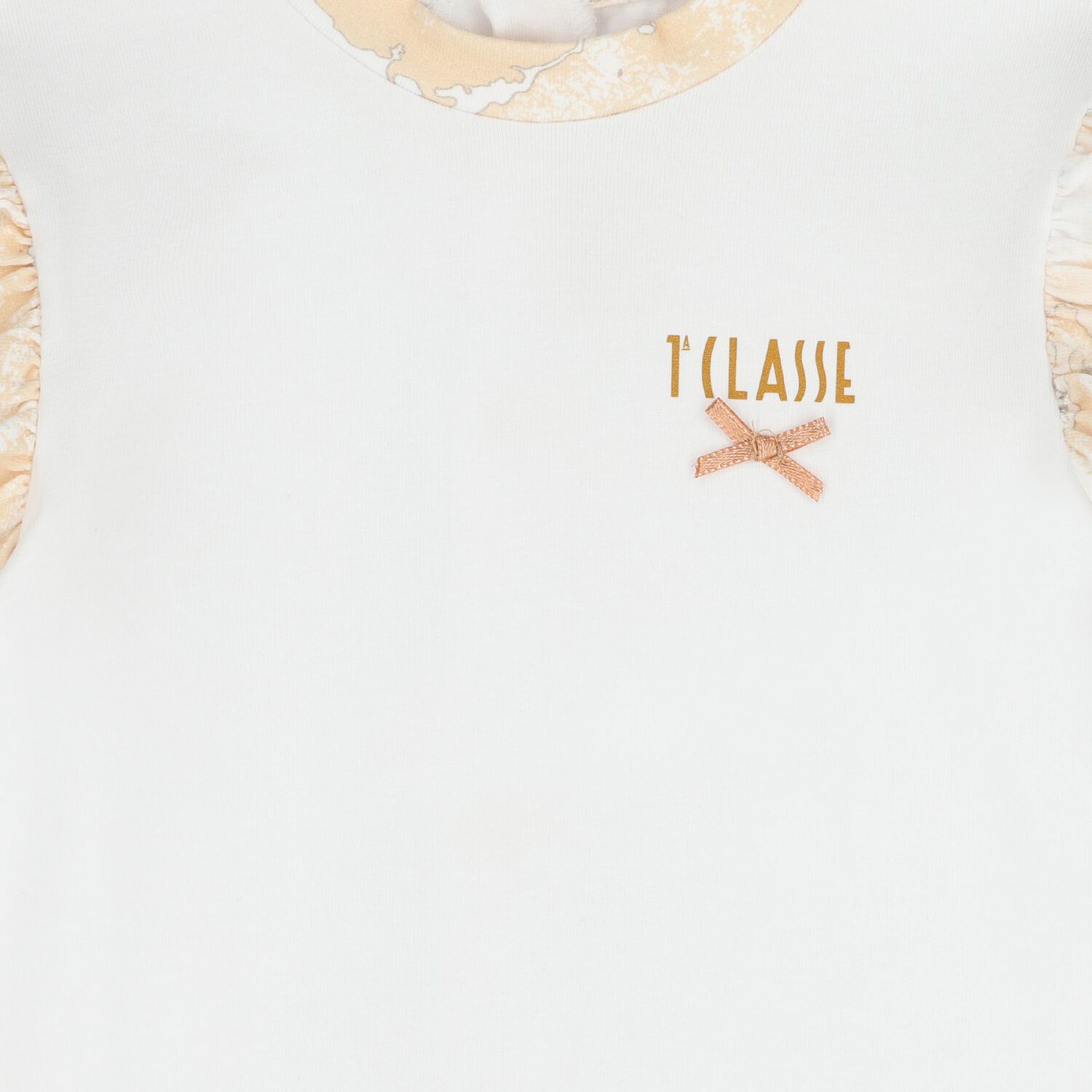 Baby Girls White & Beige Geo Map Gift Set, 1, hi-res