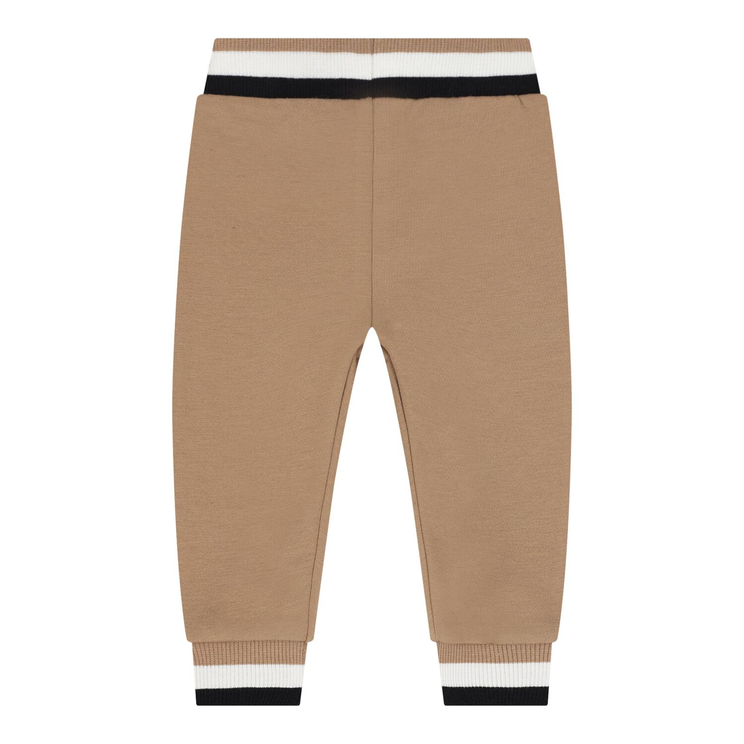 Baby Boys Beige & White Logo Tracksuit Gift Set, 1, hi-res