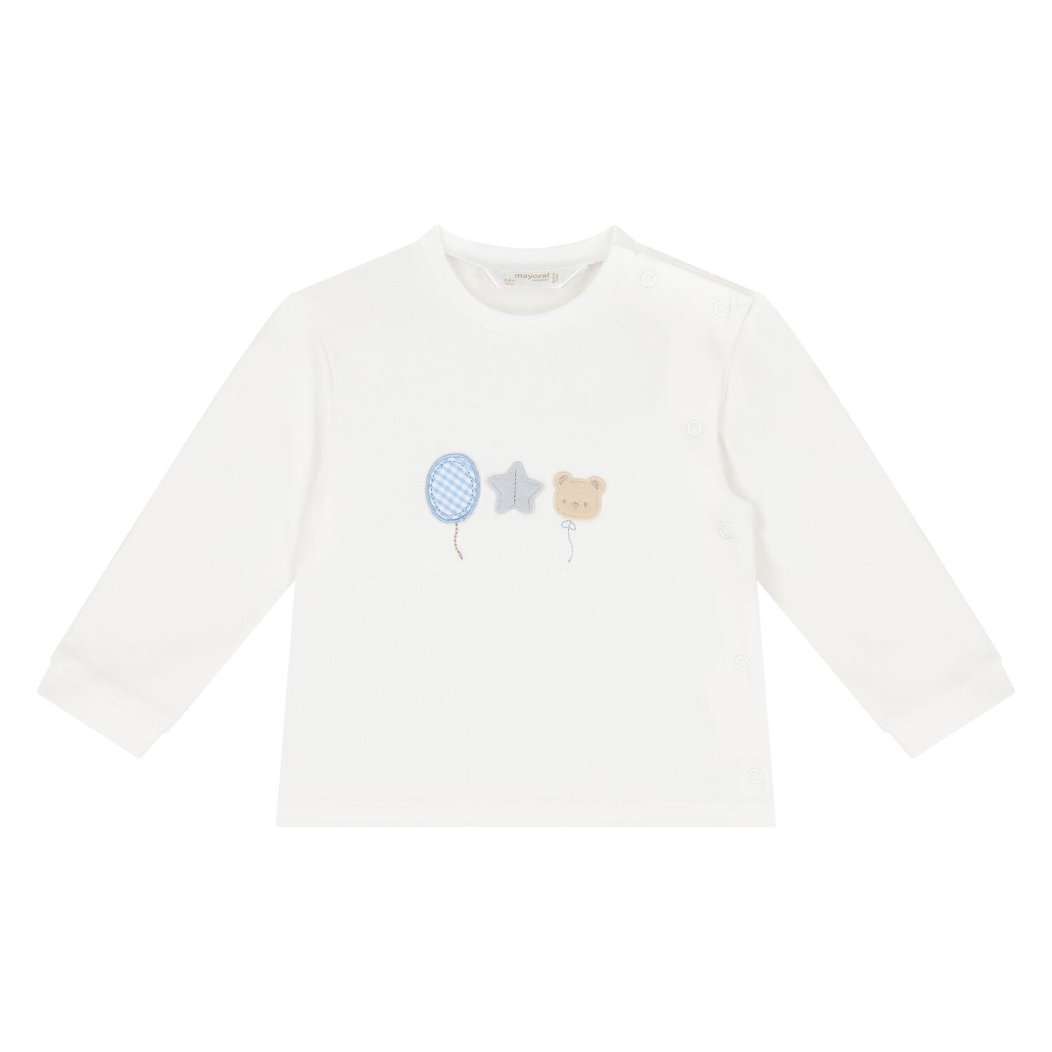 Baby Boys White & Blue Trousers Set, 1, hi-res