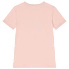 Girls Pink & Ivory Glittery Logo Shorts Set, 1, hi-res