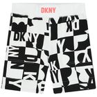 White & Black Logo Reversible Shorts, 1, hi-res
