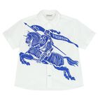 Boys White & Blue Knight Shirt, 1, hi-res