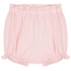 Baby Girls Ivory & Pink Shorts Set ( 2-Pack ), 2, hi-res