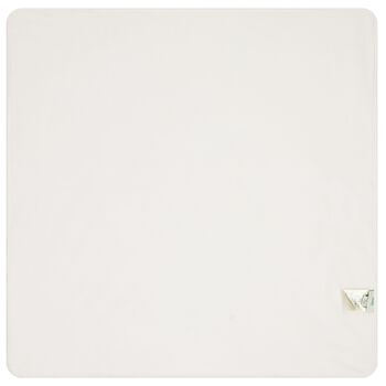 Beige Logo Baby Blanket