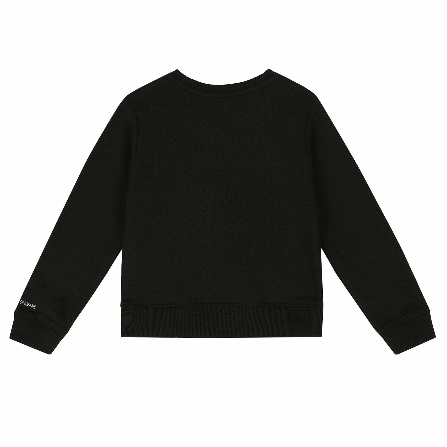 Girls Black Logo Sweatshirt, 1, hi-res